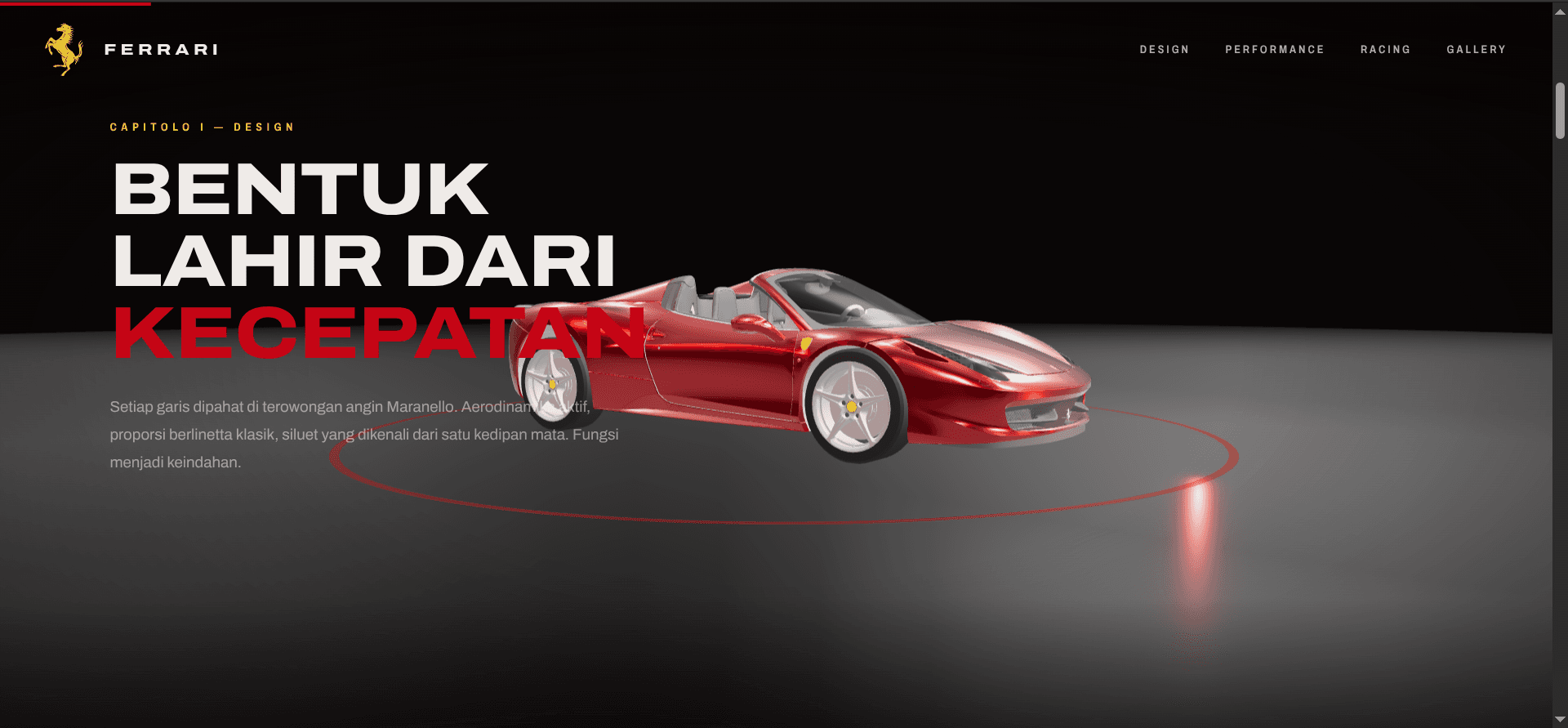 Template Ferrari — Willow